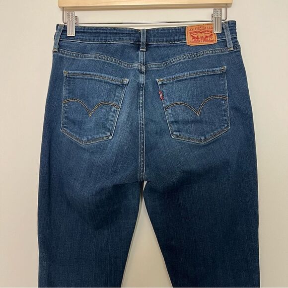 Levis 721 High Rise Skinny Ankle Jeans Womens Sz 30 Blue Stretch Cotton Denim - Picture 6 of 14